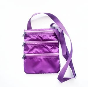 EDDIE BAUER Purple Multi-Compartment Crossbody Bag